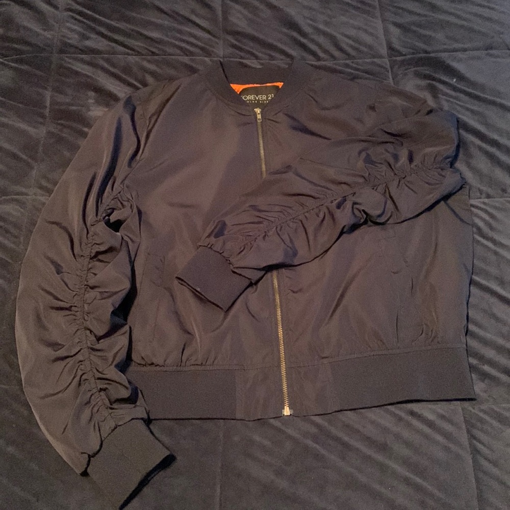 Pre-loved Blue Bomber jacket size 2X
